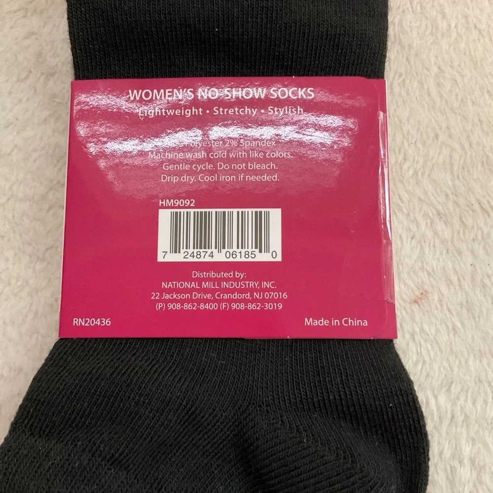 Women's No-Show Socks - White with Purple Polka Dots (2-Pack)